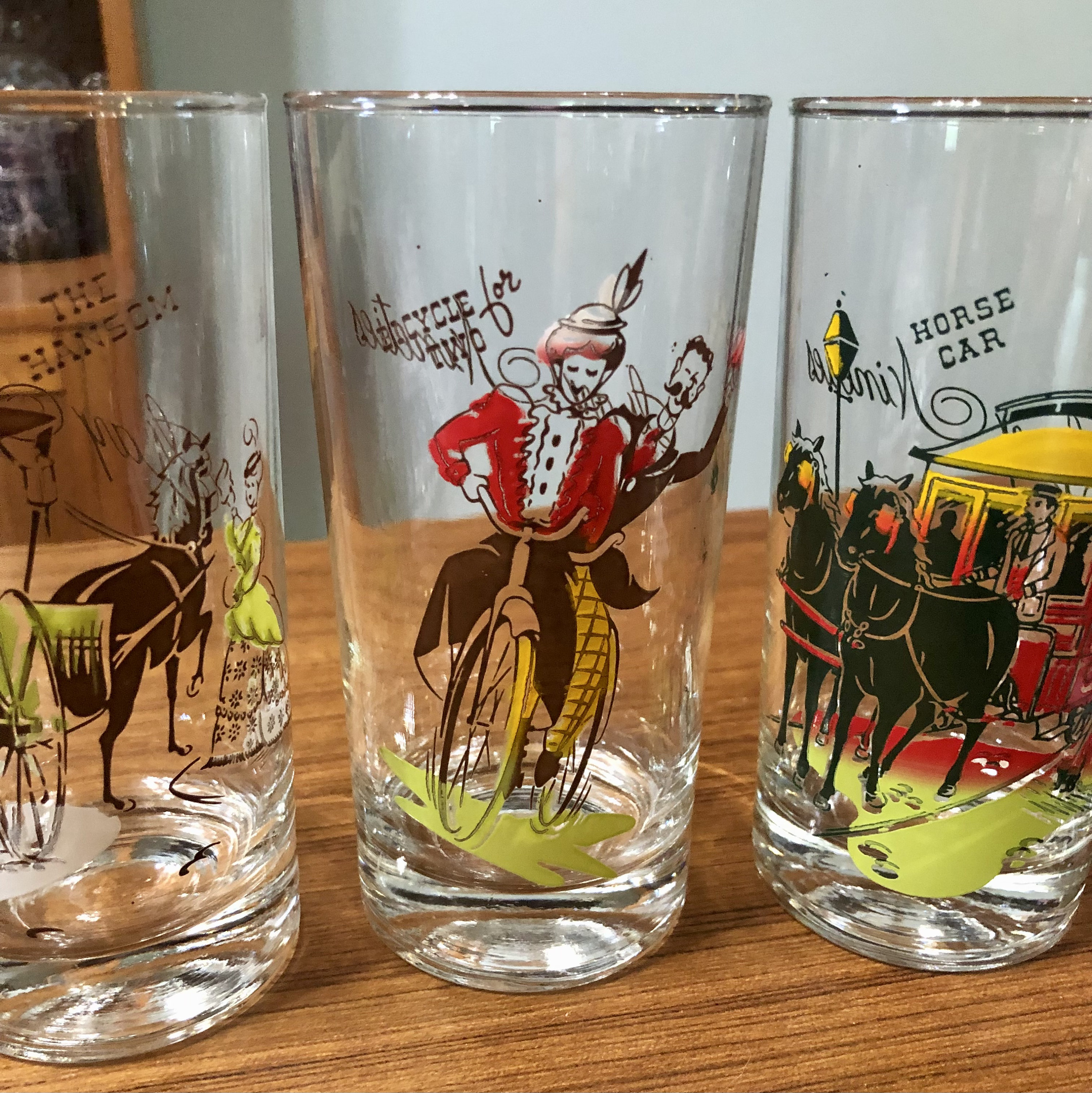 Mid Century Anchor Hocking Party Gay Nineties Modes of