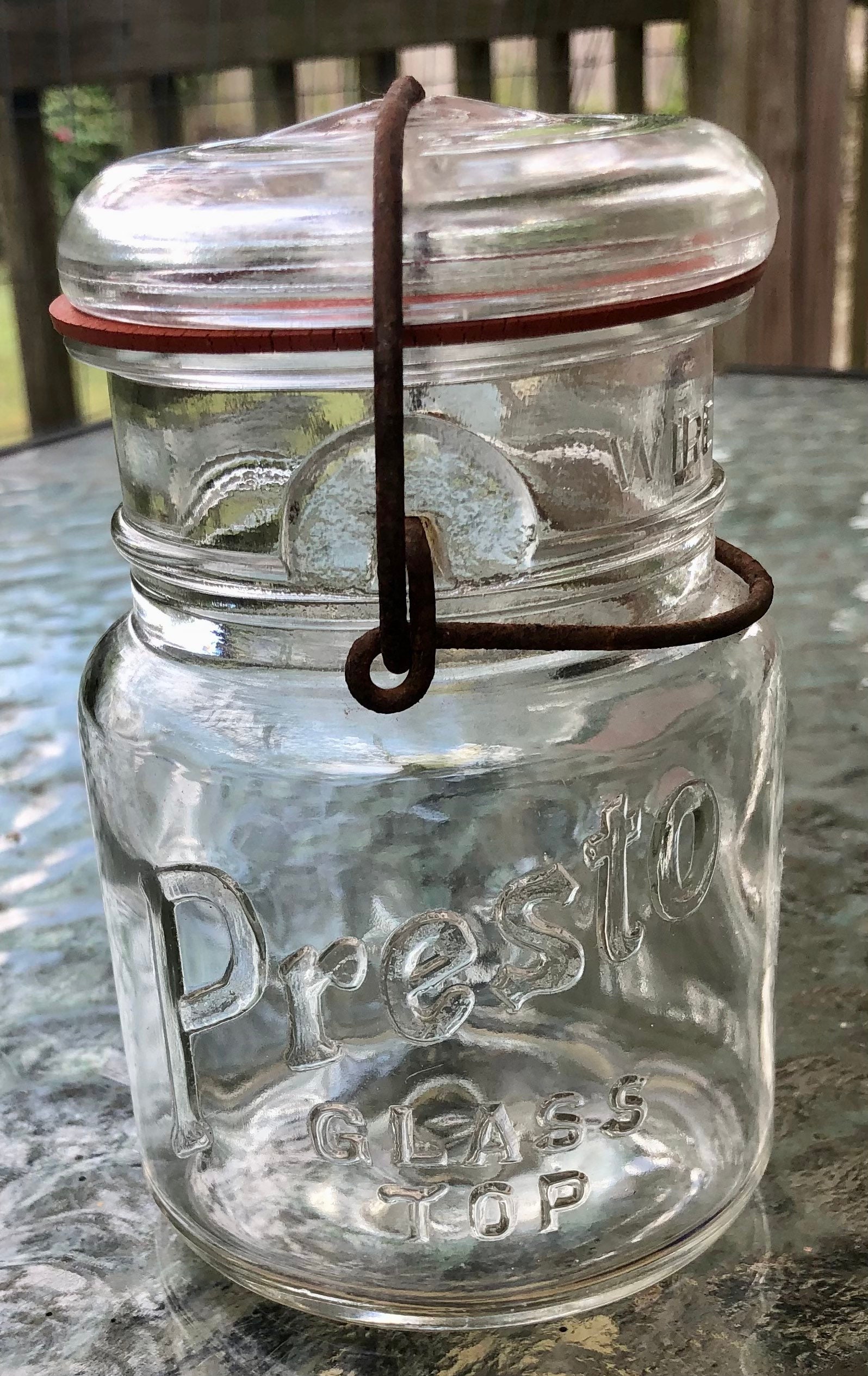 Vintage Ball Mason Jars with metal clasp lid - Heirloomed