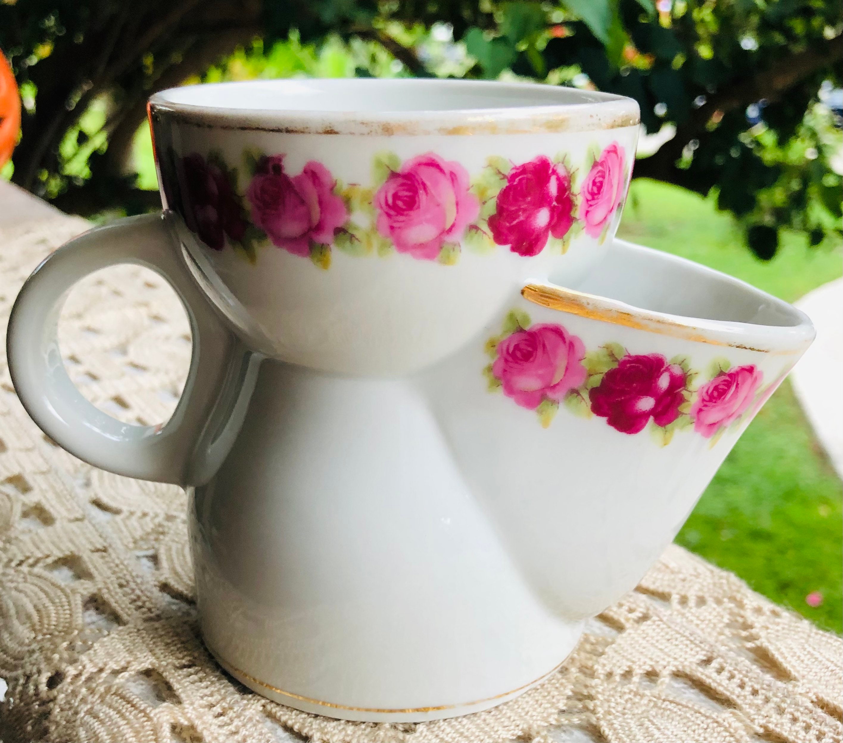 Victorian Shaving Mug German Early 1900s Vintage Antique Etsy