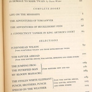 The Family Mark Twain Collected Stories 1935 Hardcover Book Vintage Antique Library Collectable Classic Reading Celebrated American Author