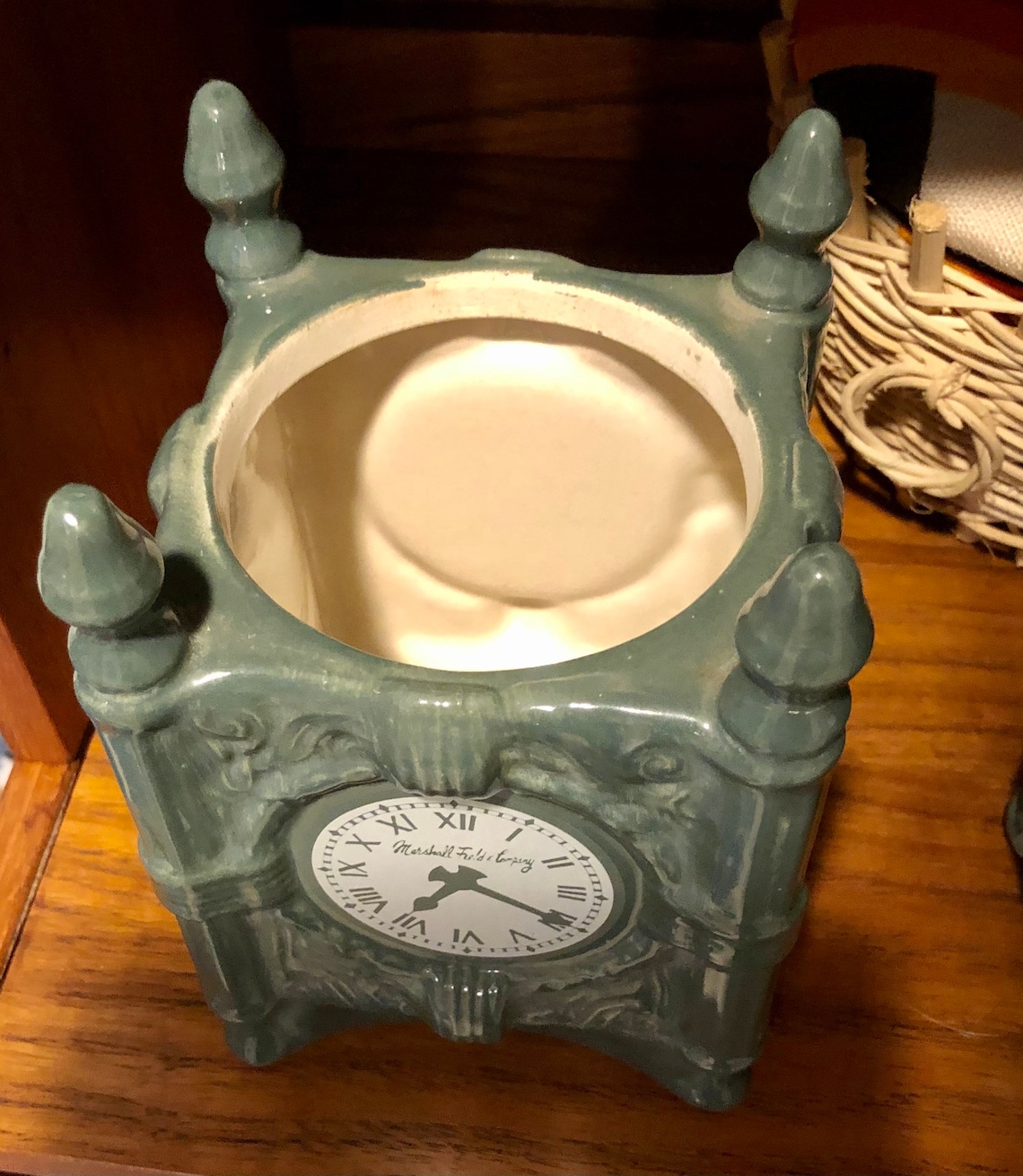 Vintage Chicago Marshall Fields State Street Clock Cookie Jar Etsy