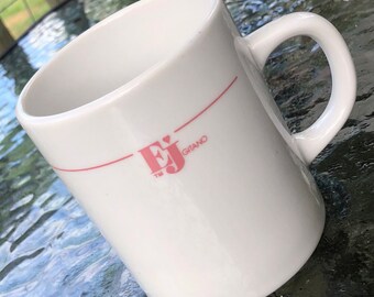 Designer Denim EJ Gitano Eva Joia Club Jeans 1980s Coffee Mug Retro High Waisted Ladies Pants Vintage Clothing Brand