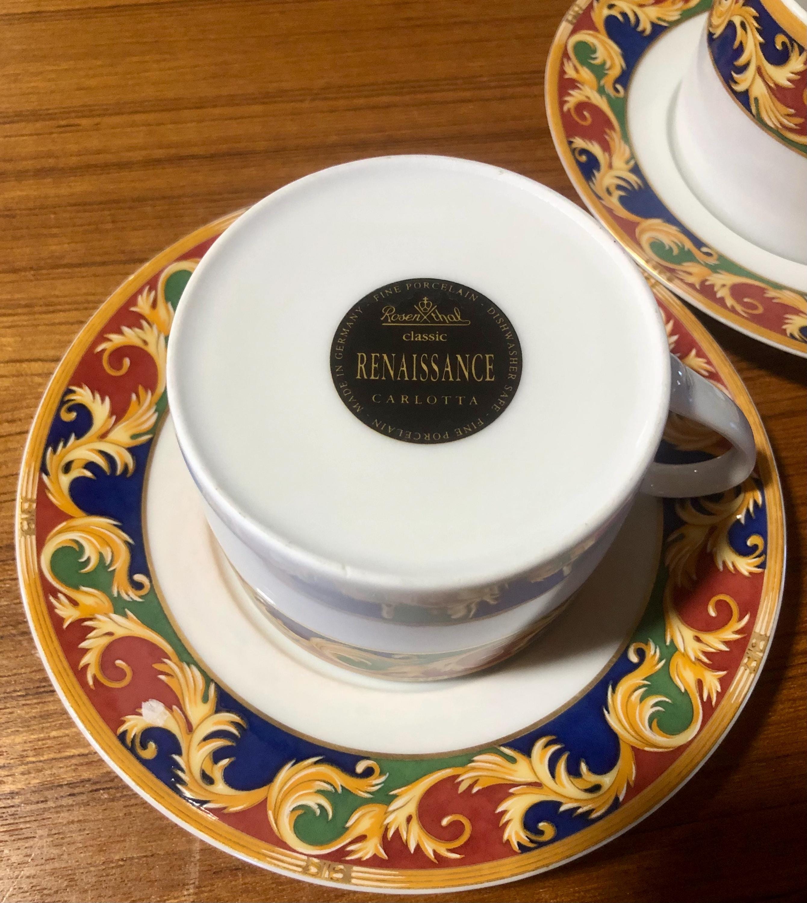 Rosenthal Classic Renaissance Carlotta Versace Baroque Style Gold