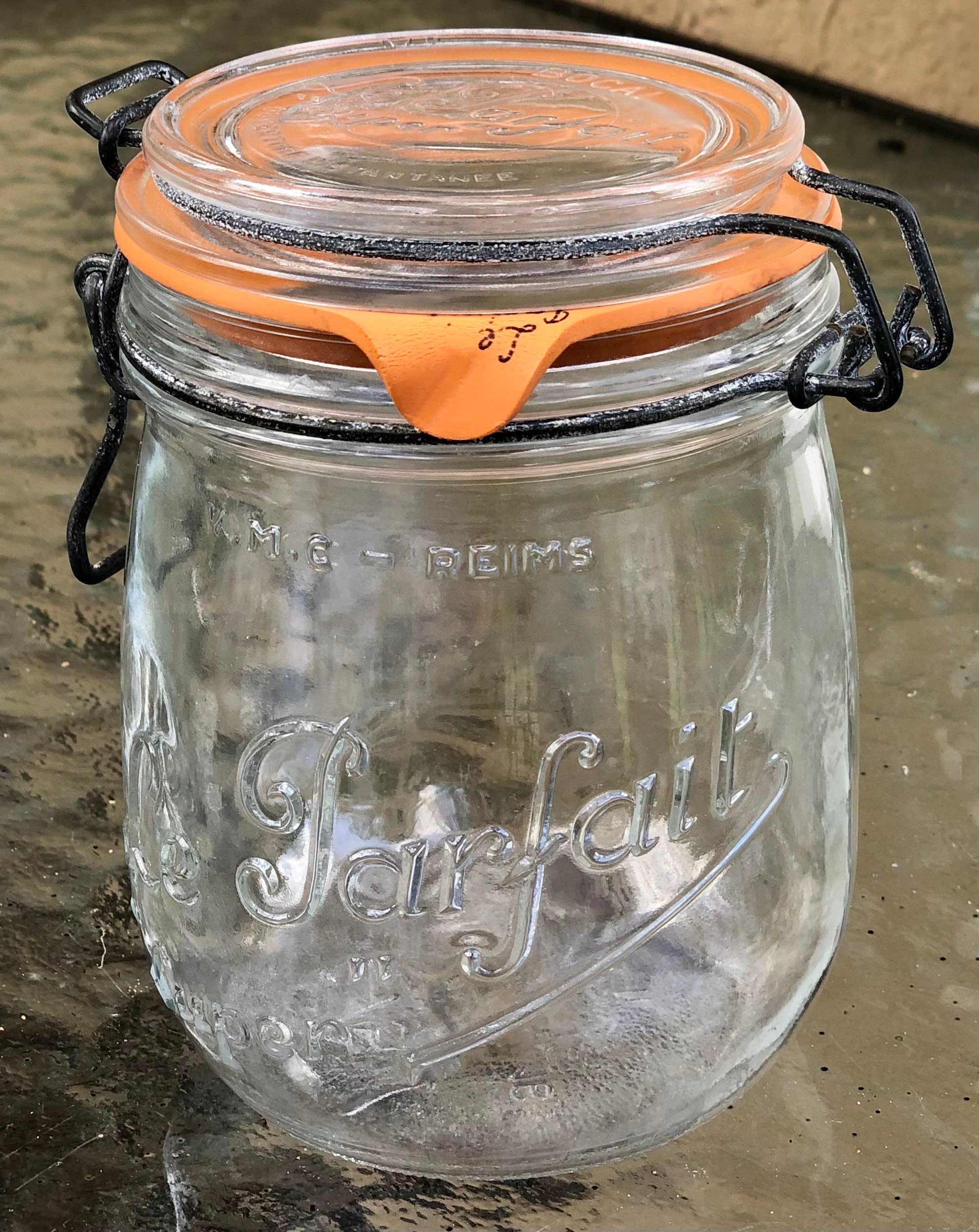 La Parfait Large, 3 liter, Storage Jar w/rubber gasket