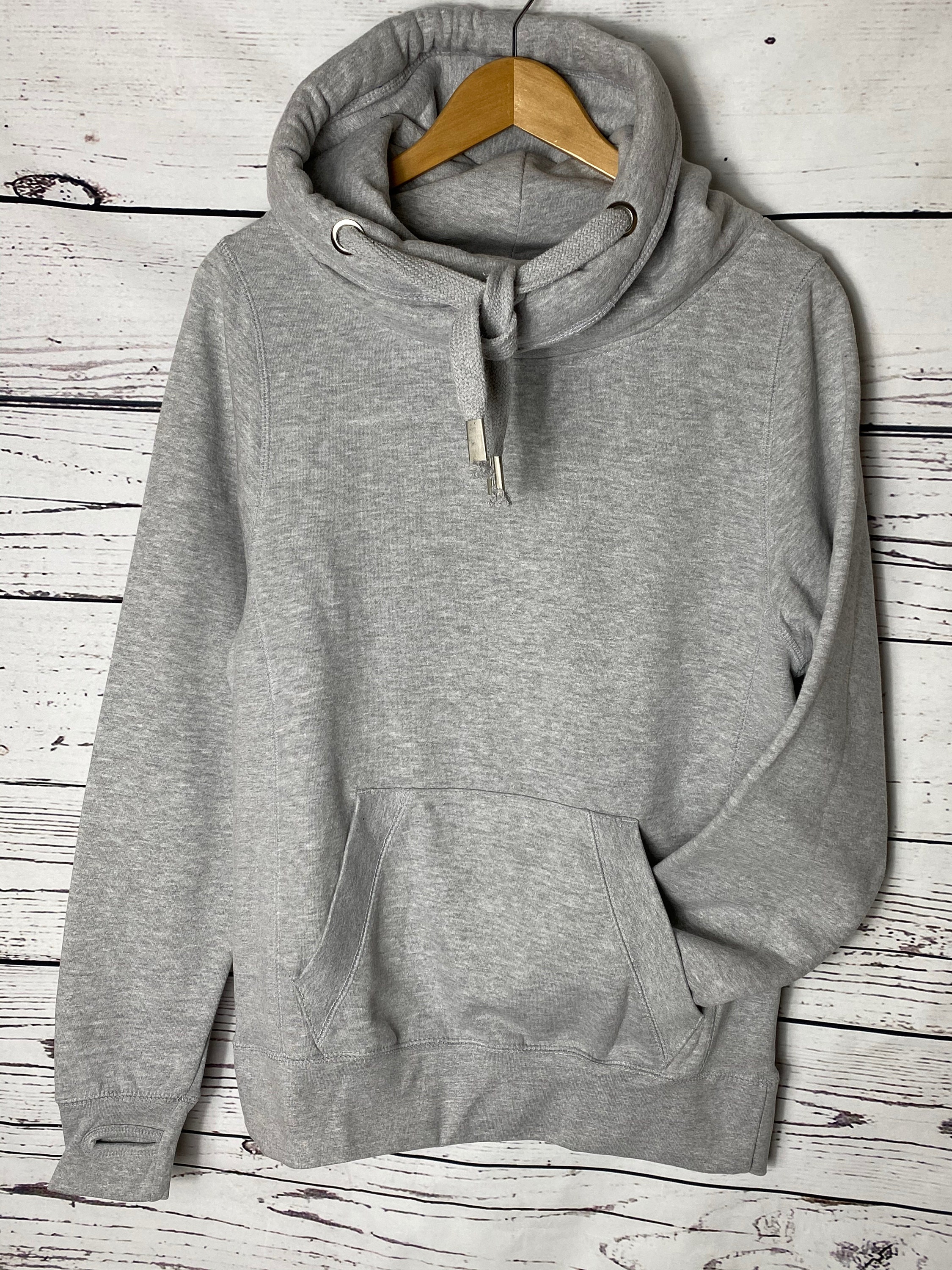 Cowl neck hoodie unisex hoodie Plain Hoodie Hoodie with | Etsy