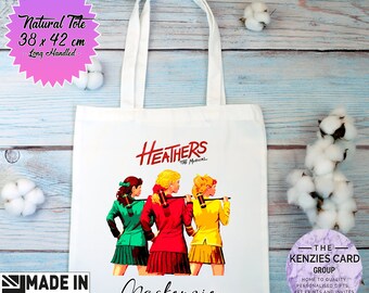 Personalisd Heathers Musical Tote Bag. Musical Lover Tote Bag. Birthday Gift Bag Christmas Gift