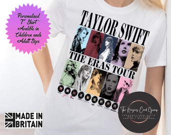 The Eras Tour Full Album Shirt, Kid Taylor Eras Tour Shirt, T.Swift The Eras Tour Shirt, Swifties Merch Shirt, Midnights Concert Shirt