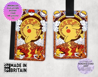 Pikachu Luggage Tag - Etsy