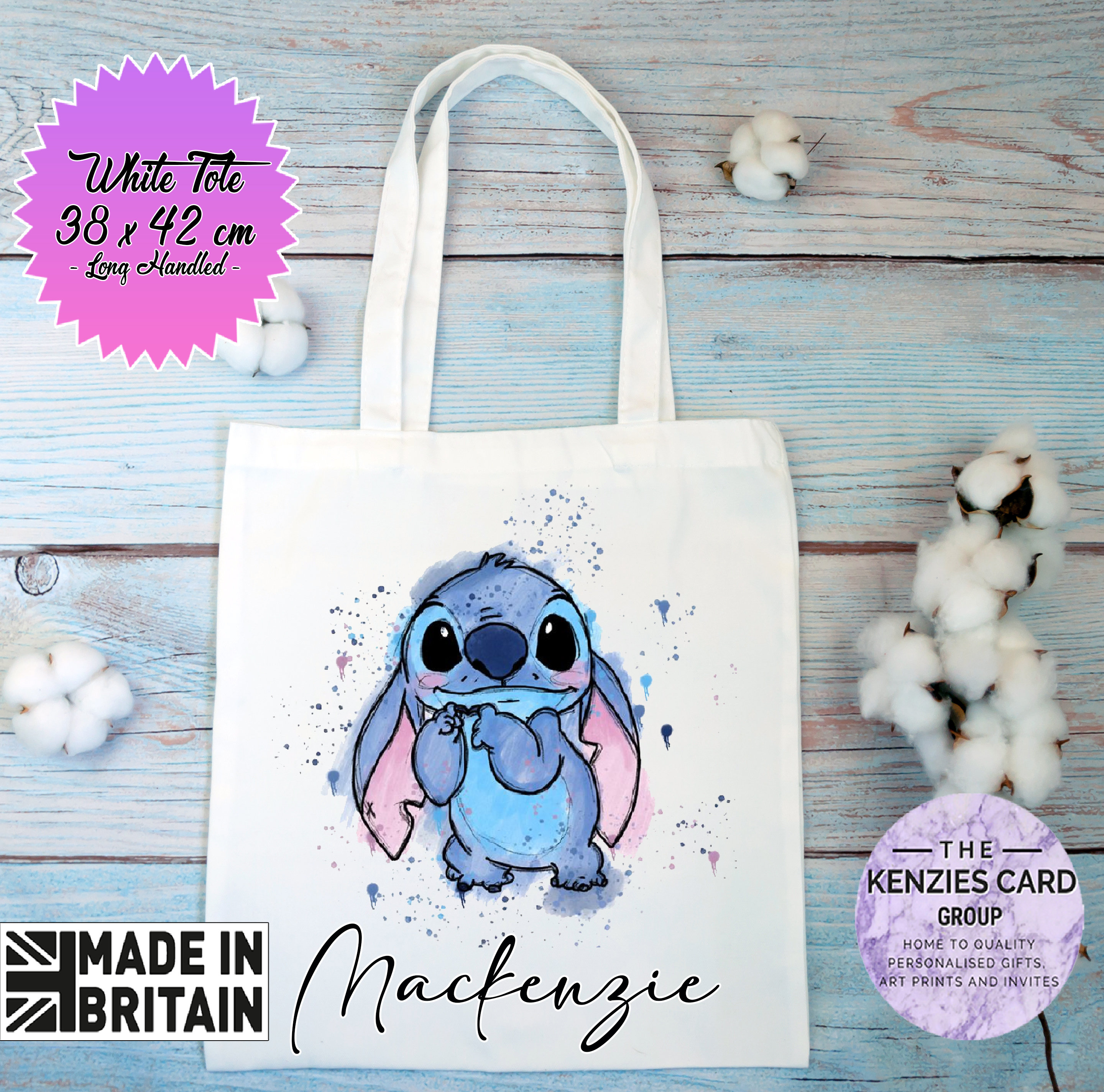 Personalisd Lilo y Stitch Tote Bag. Disney Ohana significa bolso de puntada  familiar. Bolsa de regalo de cumpleaños Regalo de Navidad