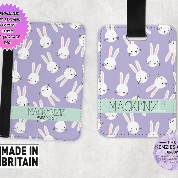 Bunny Passport Case Etsy