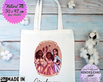 Personalisd Hamilton Musical Tote Bag. Musical Lover Tote Bag. Birthday Gift Bag Christmas Gift