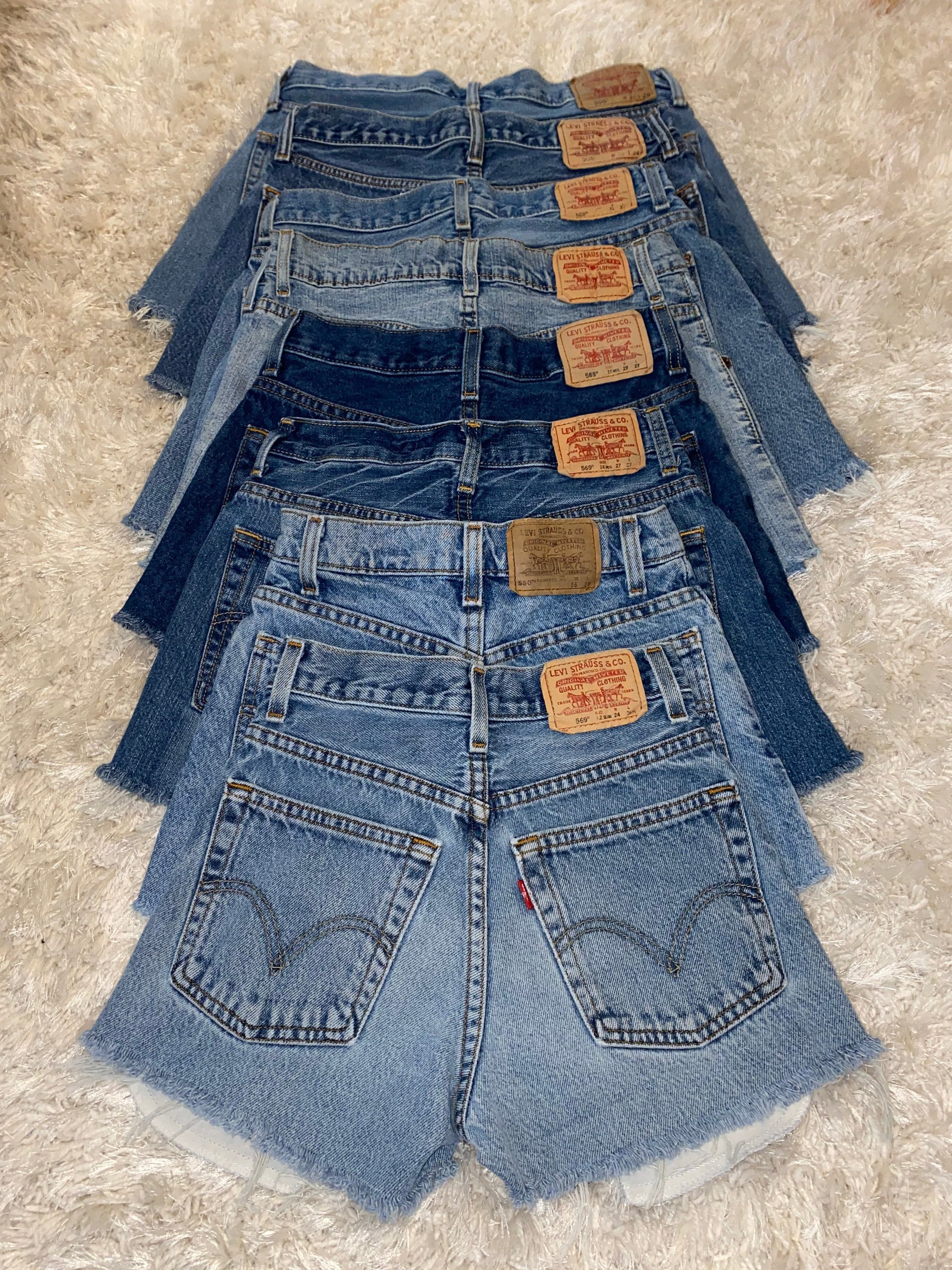 Levi's Shorts VINTAGE Sizes 23 24 25 26 27 28 29 30 31 32 33