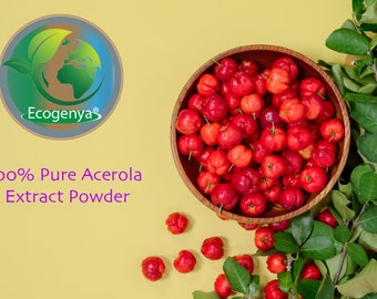 Organic Acerola - Your New Go-To for Vitamin C - Tasty Barbados Cherry Extract Powder