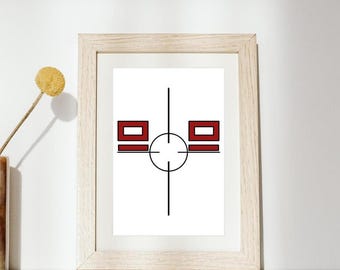 Crosshair Sniper Printable | Clone Force 99 Fan Art Gift | Digital Download Sci-Fi Wall Decor