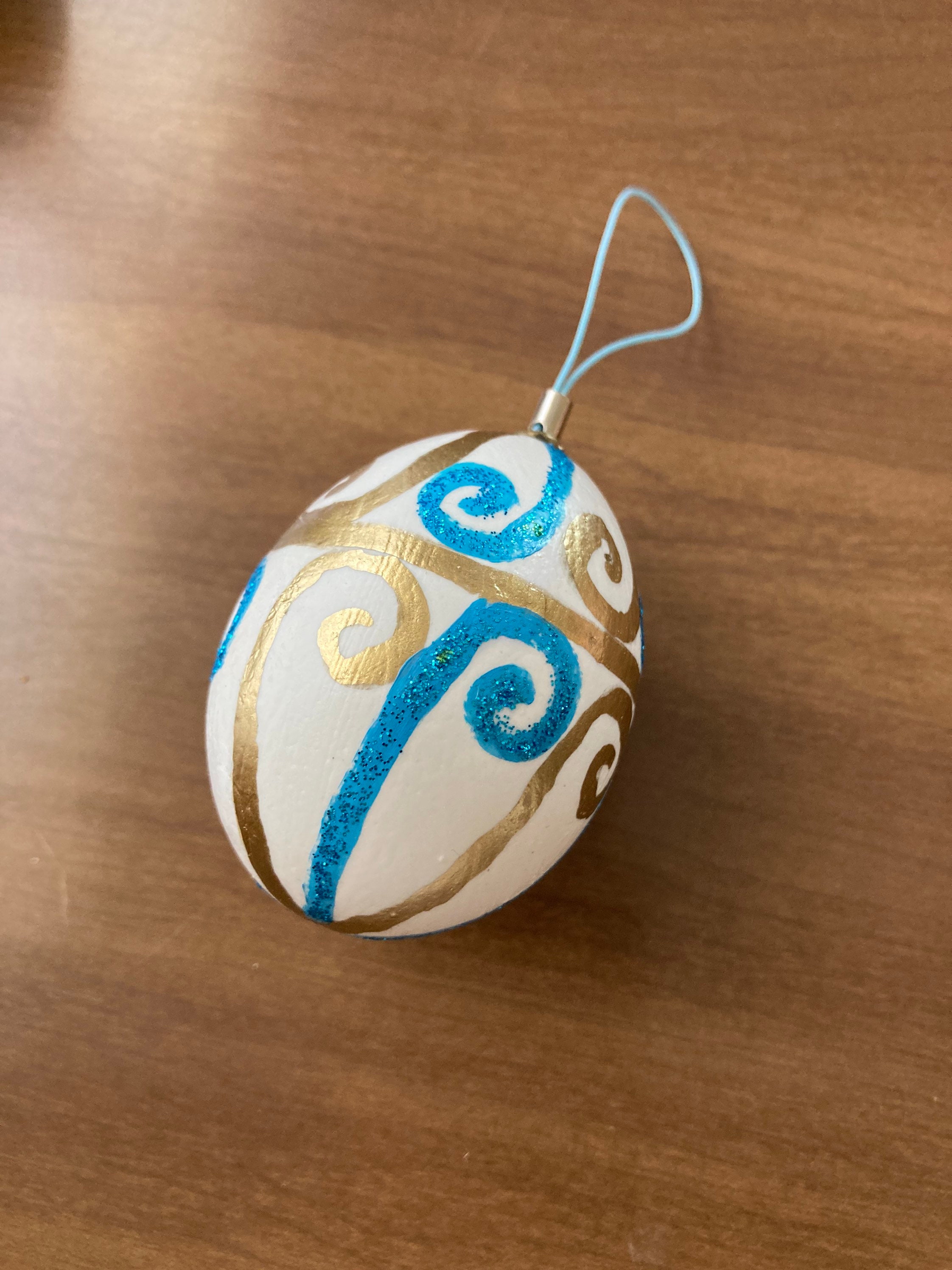 Easter Egg Ornaments, Eggshell Ornaments, Real Blown Eggs, Decorated