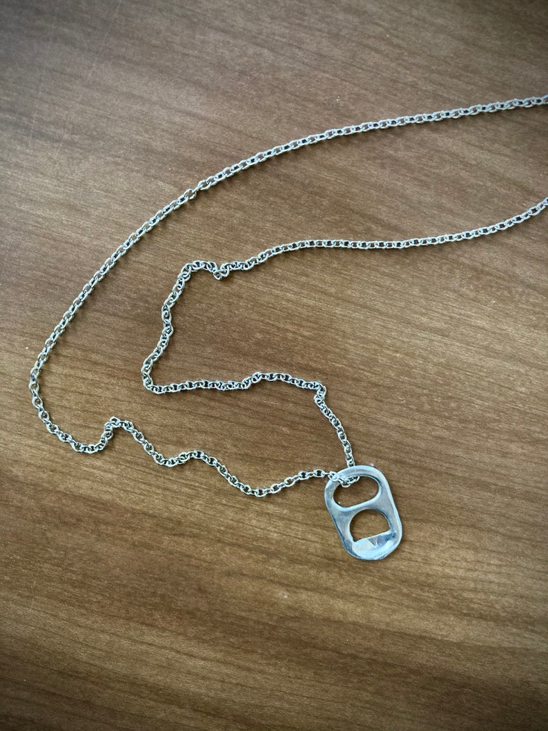 Can Tab Necklace Sarah Cameron Inspired Outer Banks - Etsy