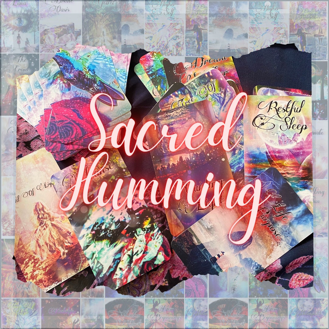 Sacred Humming Oracle Cards digital Download of Each Card - Etsy