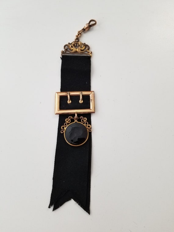 Pocket watch Ribbon fob Etsy