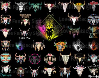Download Cow Skull Svg Etsy