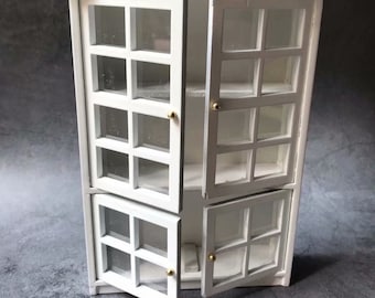 1:12 Dollhouse Miniature ~ Beautiful Wood Cabinet w// Drawers /& Cupboards ~ New!