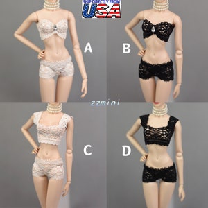 11.5" or 30cm Fashion Doll Blythe Soft Lace Underwear Bra Briefs Underpants Knickers