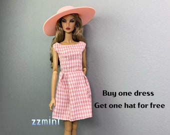 Fashion Doll Dress Pink Little Classical Evening Beach Dress Clothes  Handmade for 11.5" Doll - Etsy