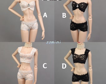 11.5" or 30cm Fashion Doll Blythe Soft Lace Underwear Bra Briefs Underpants Knickers