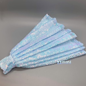 Baby Blue Party Wedding Dress for 11.5inch Fashion Doll Princess Gradient Color Long Evening Dresses 1/6 Doll Clothes