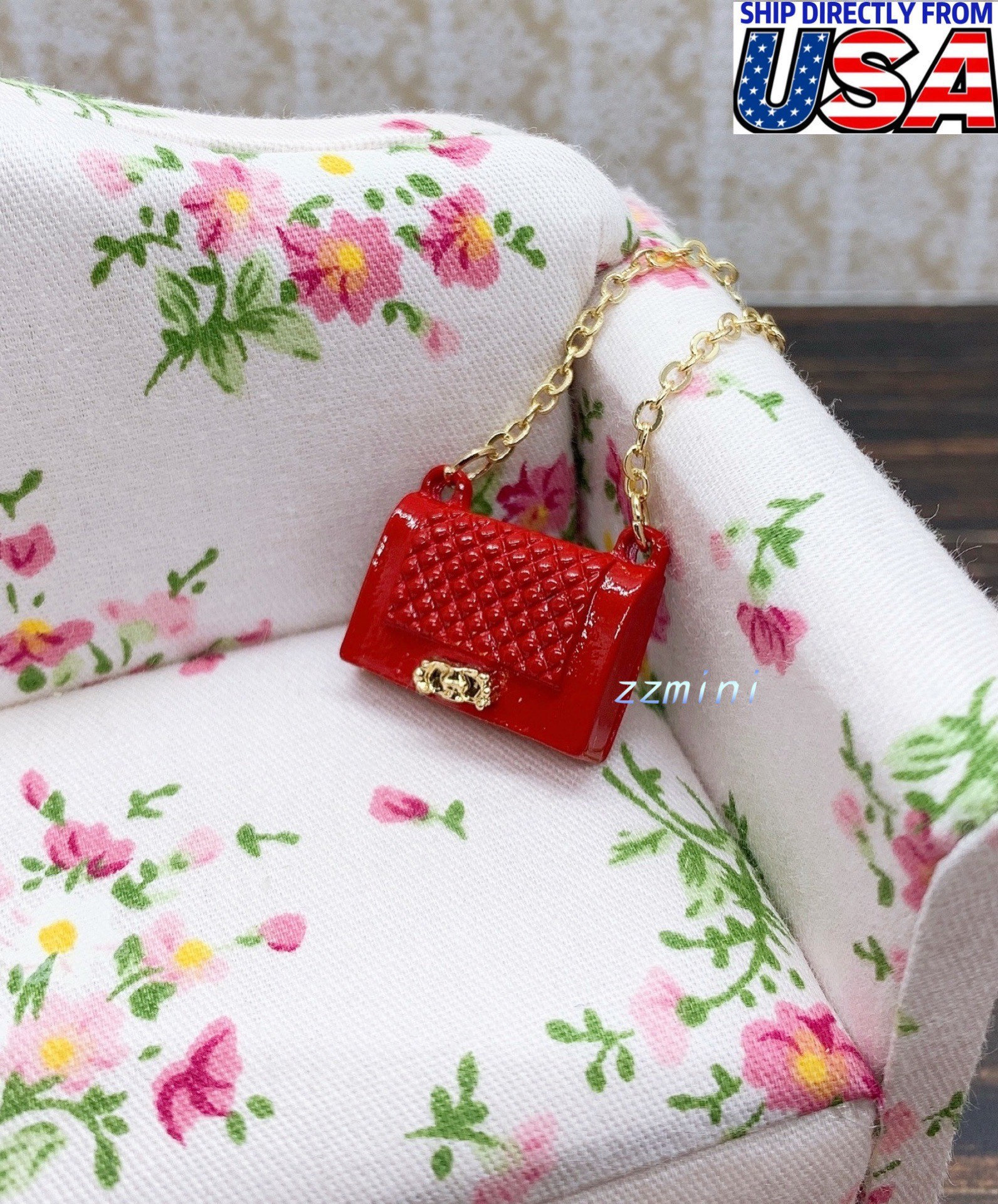 1:6 LV Miniature Doll Handbag/ Doll Purse Miniature luxury Bag MJC68