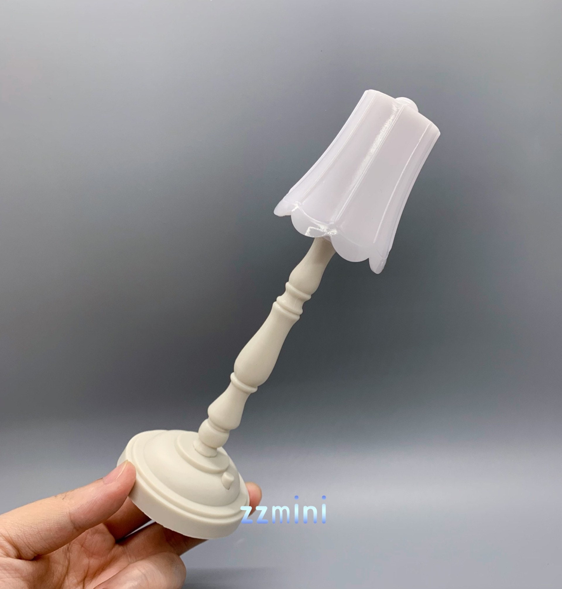 1/6 LED Dollhouse Miniature Floor Lamp Light Furniture Action Figures ...