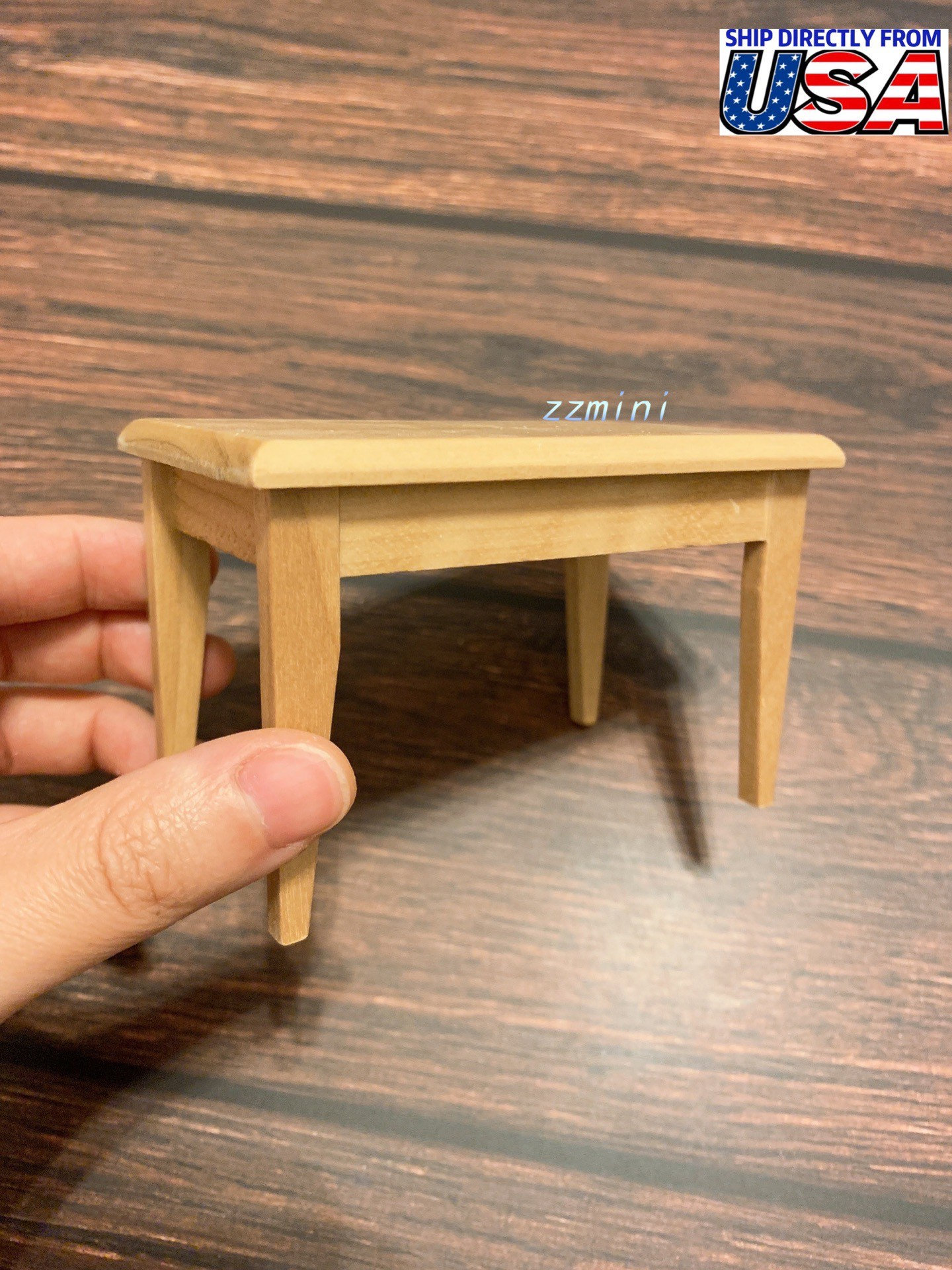 5 stks-set 1-12 mini poppenhuis meubels houten eettafel stoel set pocket toy (wit) - speelgoed kopen? | Korting tot 25