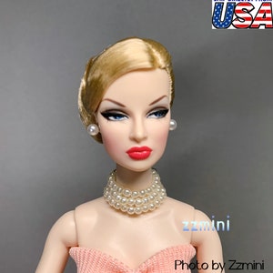 Handmade Fashion Doll Schmuck Set Perlenohrring und Halskette