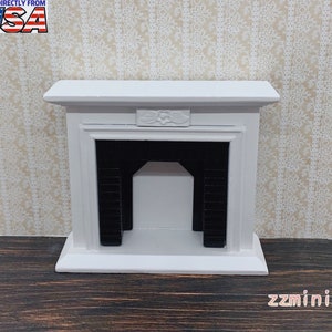 1/12 Puppenhaus Miniatur Kamin freistehende Puppe Möbel Dekoration Spielzeug