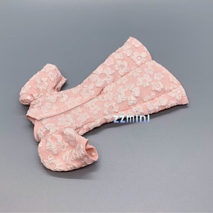 Fashion Doll Dress Pink Flower Little Classical Evening Dress Clothes for 11.5 Doll image 9