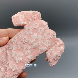 Fashion Doll Dress Pink Flower Little Classical Evening Dress Clothes for 11.5 Doll image 5