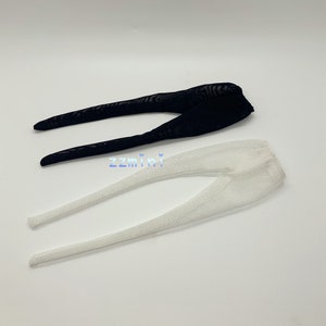 2PCS BLACK AND WHITE 11.5&#39;&#39; Fashion Doll Wide Net Pantyhose Fishnet Leggings Tights stocking Cloth