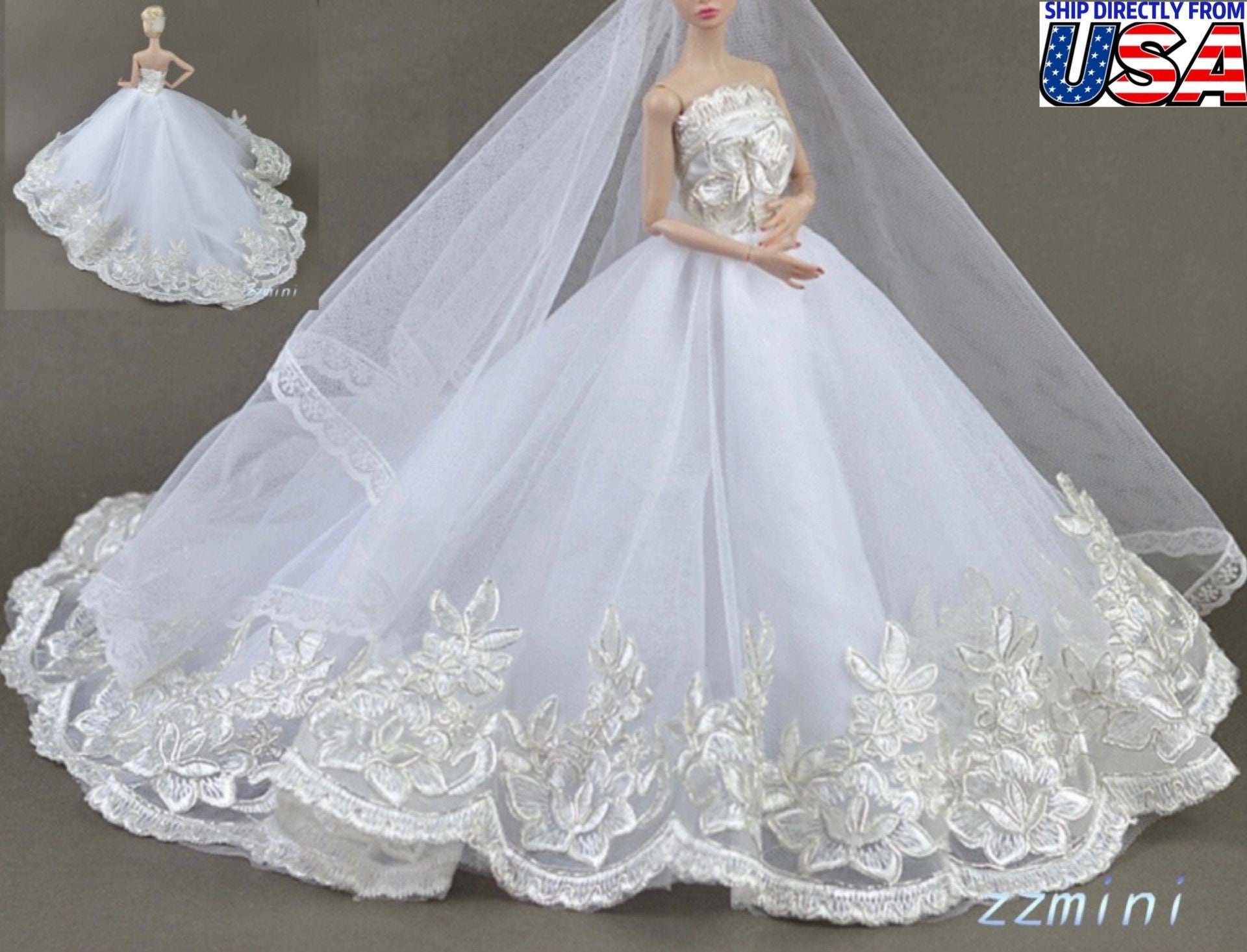 Ethnic Gowns | White Princess Gown Full Gher Very Beautiful Gow | Freeup