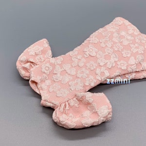 Fashion Doll Dress Pink Flower Little Classical Evening Dress Clothes for 11.5 Doll image 10