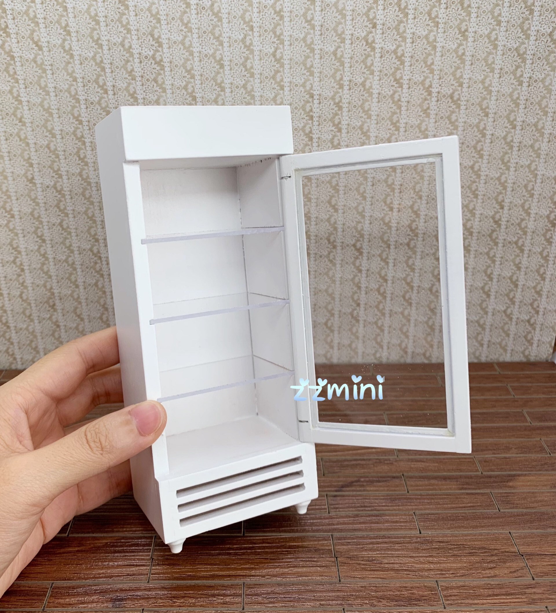 Set Mobili Da Cucina In Miniatura Scala 1:12 – Armadio, Frigo E Congelatore Bianco Per Casa Bambole