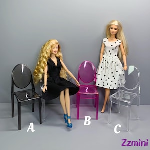 1/6 Miniature 1PCS Chair Dollhouse Furniture Action Figures Gift Decoration