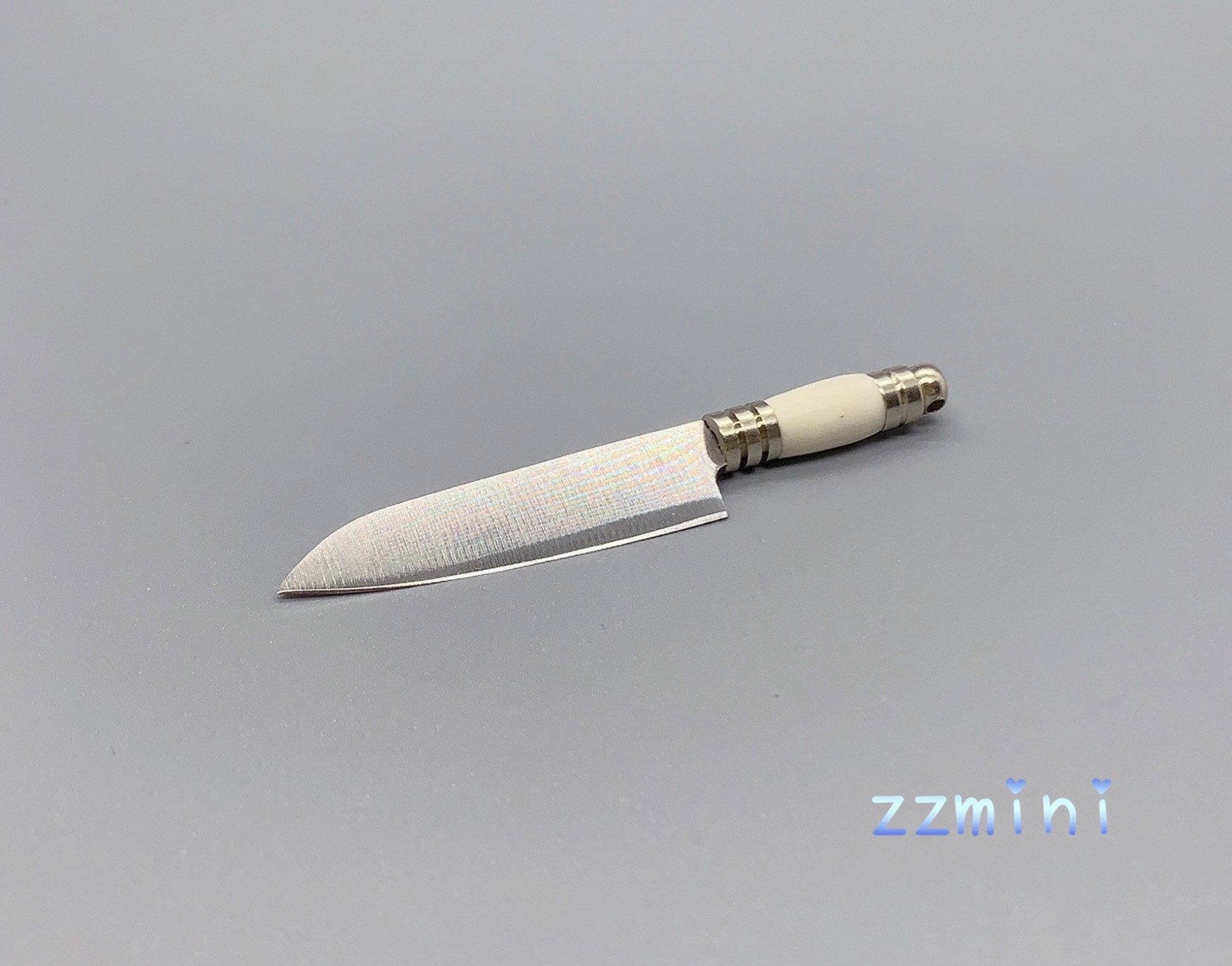 Miniature Cooking Real Santoku Knife : cut real tiny edible food – Real Mini  World