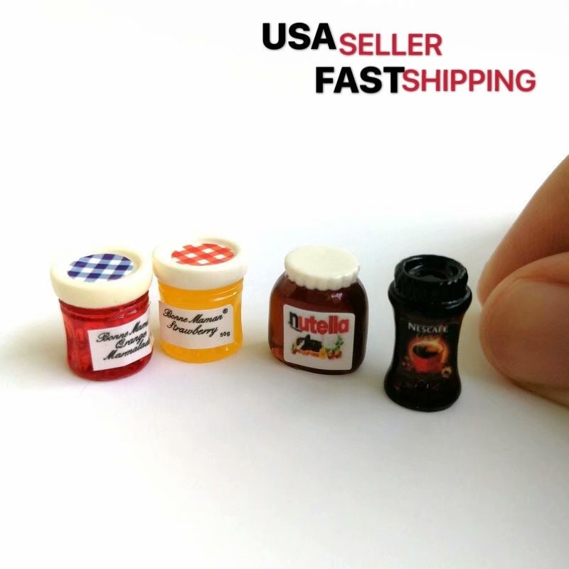 DIY Miniature Doll Accessories Mini Nutella 