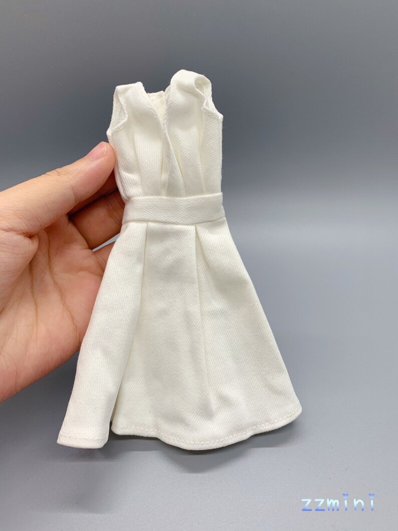 Fashion Doll Dress White Little Classical Evening Dress Etsy