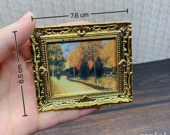 10 Stück Mini Bilderrahmen Aus Kunstharz - Goldene Ovale Für DIY & Deko