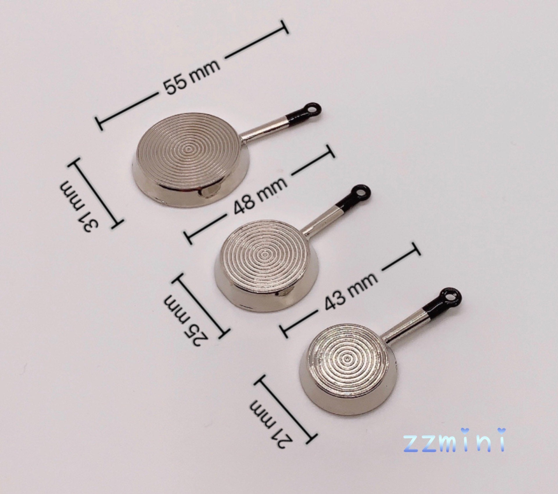 ESTINK 1/12 Pot de Cuisine Maison de Poupée, 3pcs 1:12 Maison de Poupée Miniature Bronze Poêle Bouilloire Cuisine Kit Cuisine Batterie de Cuisine Ensemble, Accessoire de Maison de Poupée 1/12