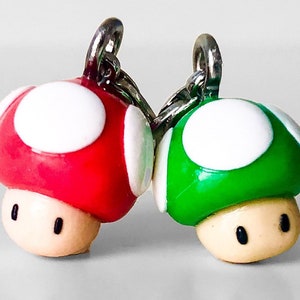 Super Mario Mushroom Charms