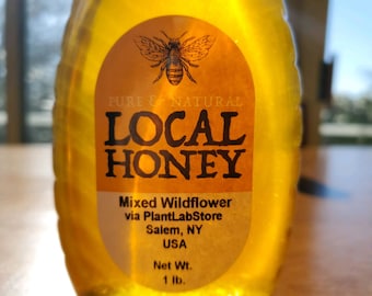 Pure Wildflower honey - 1 lb / Natural Raw Honey