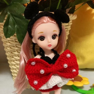 Hand Crocheted doll clothes holiday gifts toys