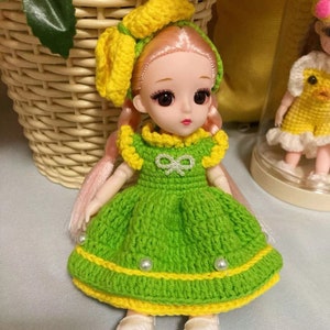 Hand Crocheted doll clothes holiday gifts toys