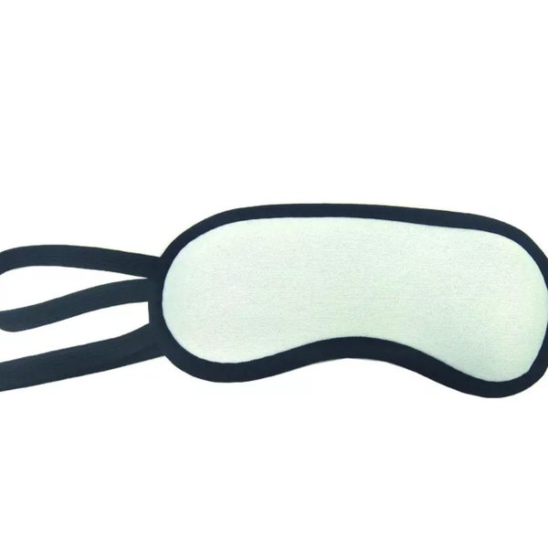 8 pack Sublimation Eye Mask Blanks - Neoprene Sublimation Sleep Masks - Sublimation Blanks